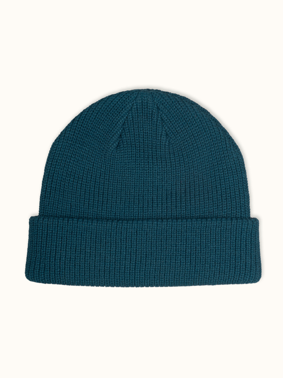 Gorro Tejido Demons en Azul, vista trasera — la copa redonda limpia. #color_azul