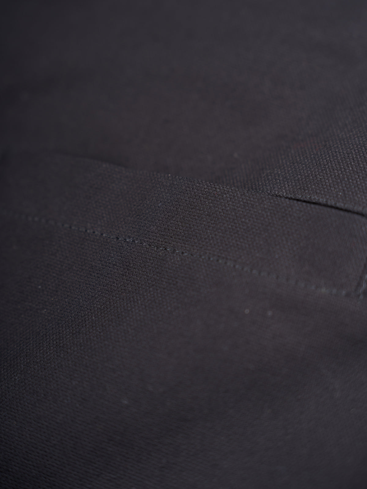 Canvas de algodón de 9,5 oz con guata de peso medio — Chaleco State Reversible en Negro. #color_negro