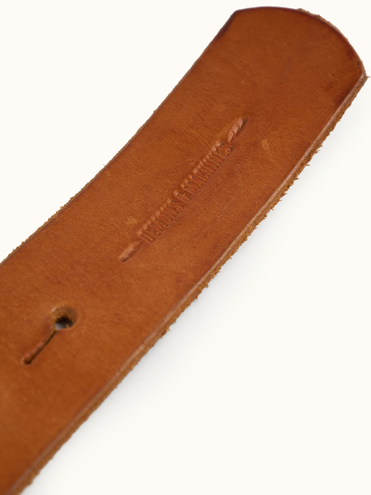 100% piel vacuna — Cinturón de Piel Utah en Tan. #color_tan